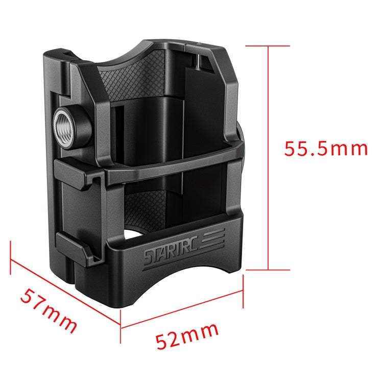 Soporte STARTRC adaptador de expansión de montaje fijo multifuncional para DJI Osmo Pocket 3 (negro) — imagen 8
