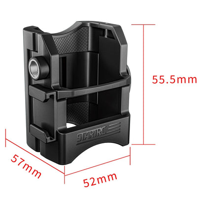 Soporte STARTRC adaptador de expansión de montaje fijo multifuncional para DJI Osmo Pocket 3 (negro) — imagen 8