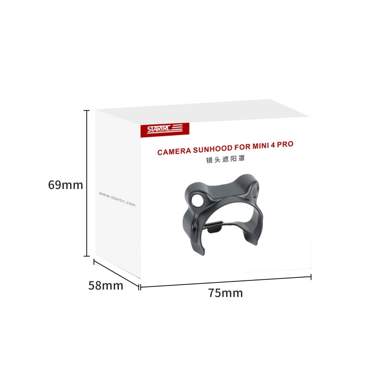 Lente STARTRC Parasol de Gimbal Cubierta parasol antideslumbrante para DJI Mini 4 Pro (negro) — imagen 5