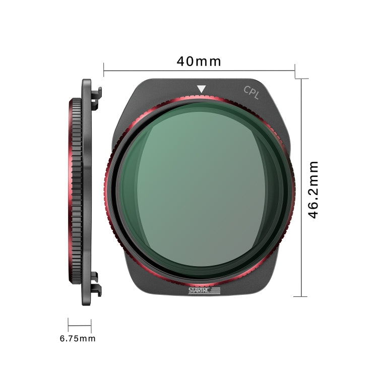 Filtro de lente CPL STARTRC para DJI Air 3S — imagen 4