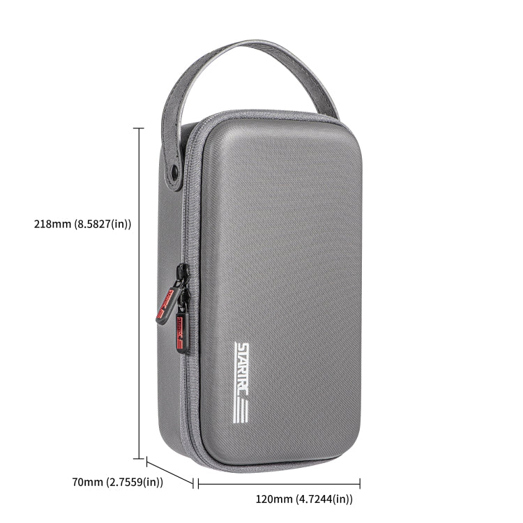 Estuche de transporte STARTRC portátil Bolsa de almacenamiento corporal para DJI Osmo Pocket 3 (gris) — imagen 7