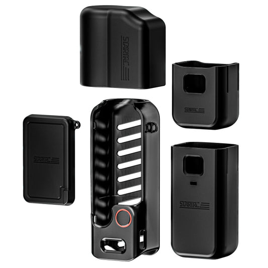Lente STARTRC 5 en 1 Cuerpo Mango Pantalla Funda de silicona TPU para DJI Osmo Pocket 3 (Negro)