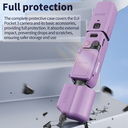 Lente STARTRC 5 en 1 Cuerpo Mango Pantalla Funda de silicona TPU para DJI Osmo Pocket 3 (púrpura) — imagen 6