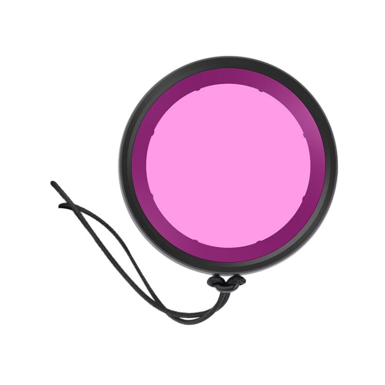 Filtro de lente de color para buceo con carcasa para DJI Osmo Action 5 (morado)