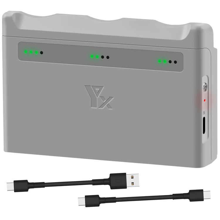 Batería de 3 Cargador de canales, administrador de carga de batería para DJI Neo (gris)