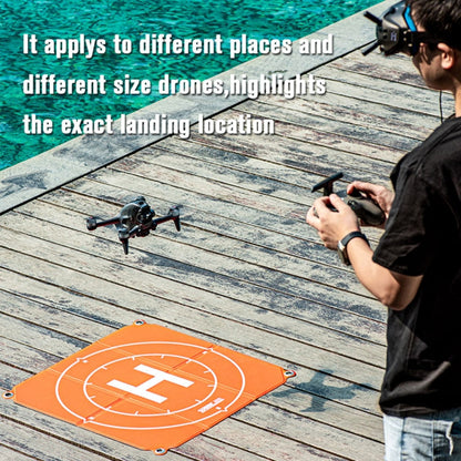 StarTRC 65 CM Portátil plegable de estacionamiento cuadrado delantal Pad de aterrizaje para DJI Mini 2 — imagen 4