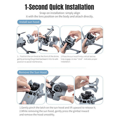 Parasol antirreflejo para DJI Mini 5 Pro (gris) — imagen 12