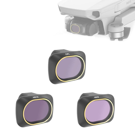Filtro de lente JSR Dron 3 en 1 CPL + ND8 + ND16 para DJI Mavic Mini