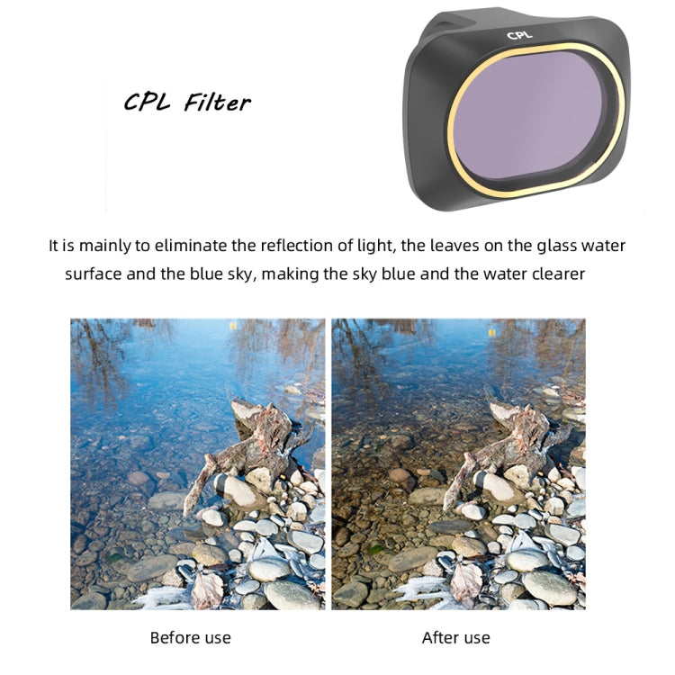 Filtro de lente JSR Dron 6 en 1 UV + CPL + ND4 + ND8 + ND16 + ND32 para DJI Mavic Mini — imagen 6