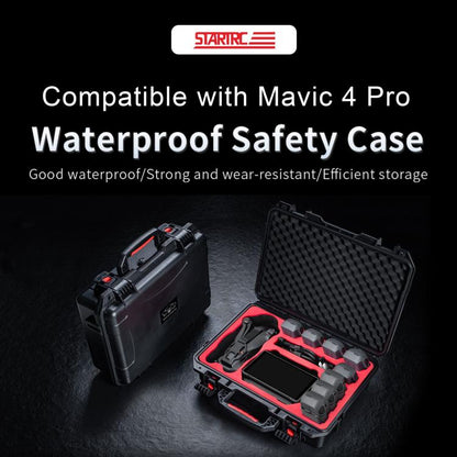 Estuche de almacenamiento impermeable STARTRC ABS para DJI Mavic 4 Pro (negra) — imagen 3