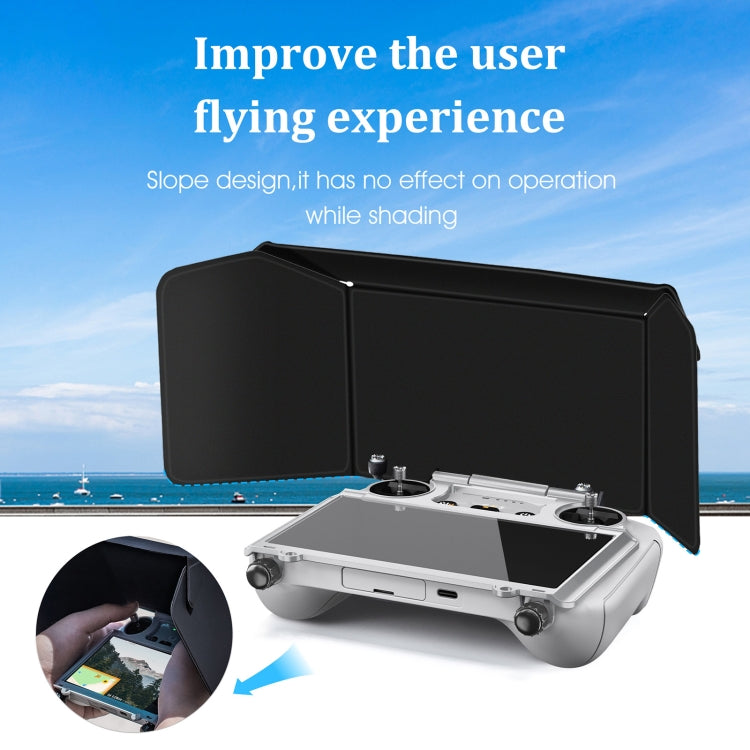 Parasol de controlador plegable STARTRC para controlador remoto para DJI Mini 3 Pro (negro) — imagen 5