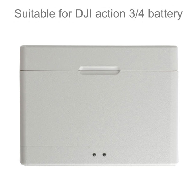 Batería 3 Caja de cargador de HUB de carga para DJI Osmo Action 4 (blanco) — imagen 4
