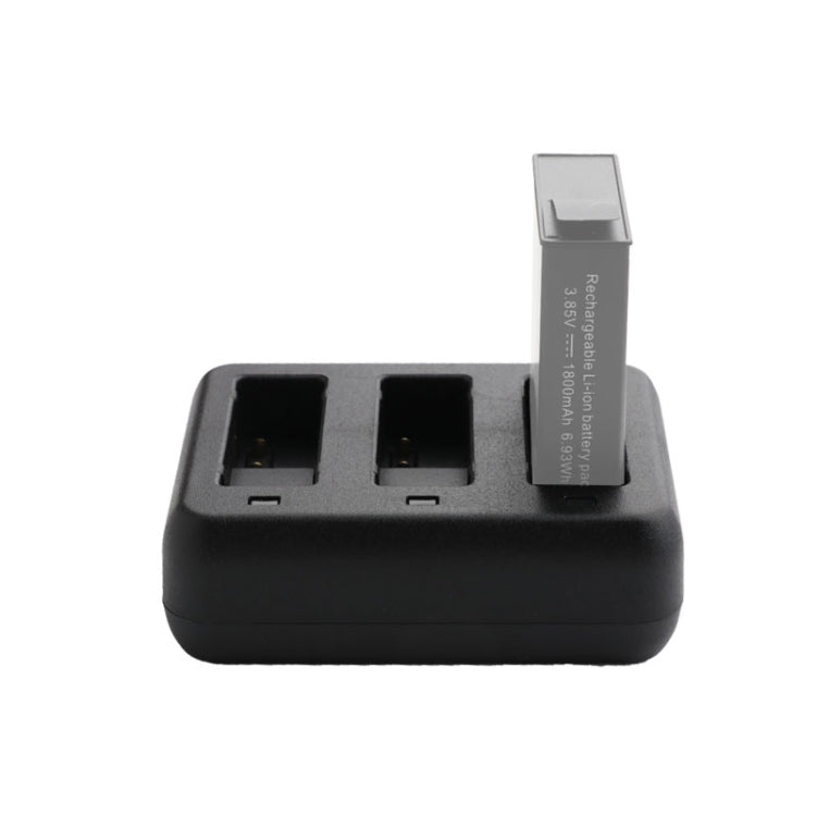 Baterías de tres 3 Cargador de ranuras para DJI Osmo Action 4 / Osmo Action 3 (negro) para DJI DJI Osmo Action 4, DJI Osmo A…