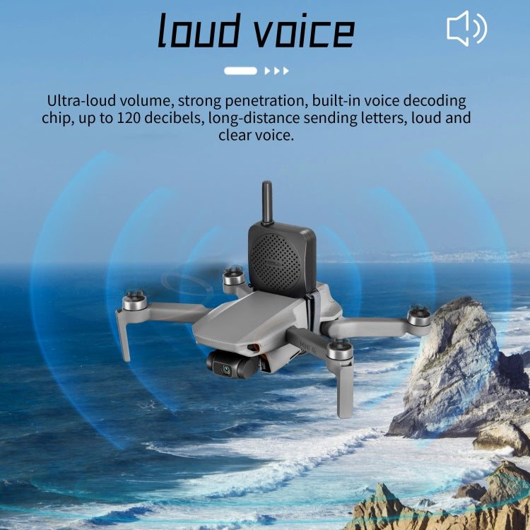 STARTRC Dron Megaphone Altavoz portátil inalámbrico Control de 1 km para DJI Mavic 3 Pro / Mavic 2 / Mavic Pro y más (negro)…