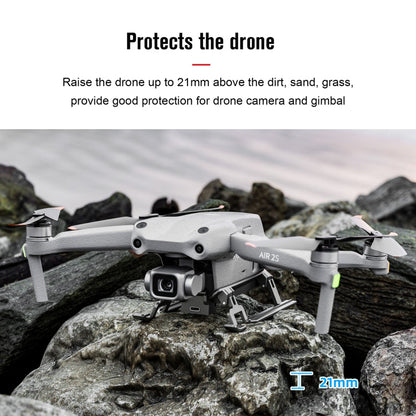 STARTRC Luz LED Plegable Anti-caída Bastidor de Entrenamiento de Tren de Aterrizaje Elevado para DJI Air 2S (Gris) — imagen 5