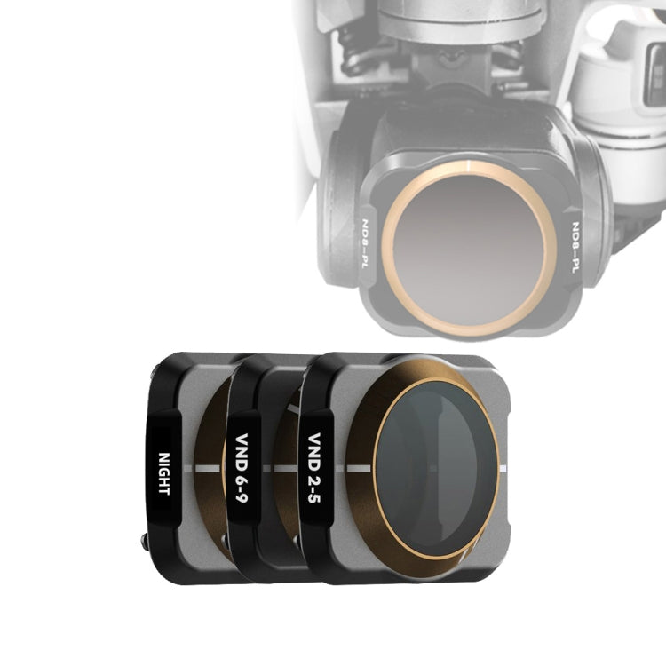 Filtro de lente de reducción JSR Dron 3 en 1 Variable VND 2-5 Stop + VND 6-9 Stop + NIGHT de la contaminación lumínica para…
