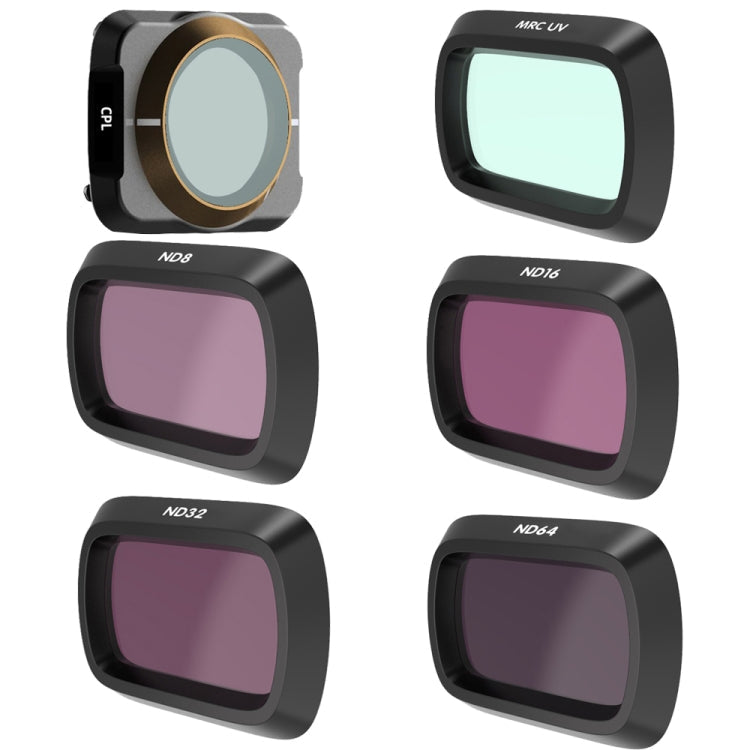 Filtro de lente JSR Dron 4 en 1 UV + CPL + ND8 + ND16 + ND32 + ND64 para DJI Mavic Air 2 — imagen 2