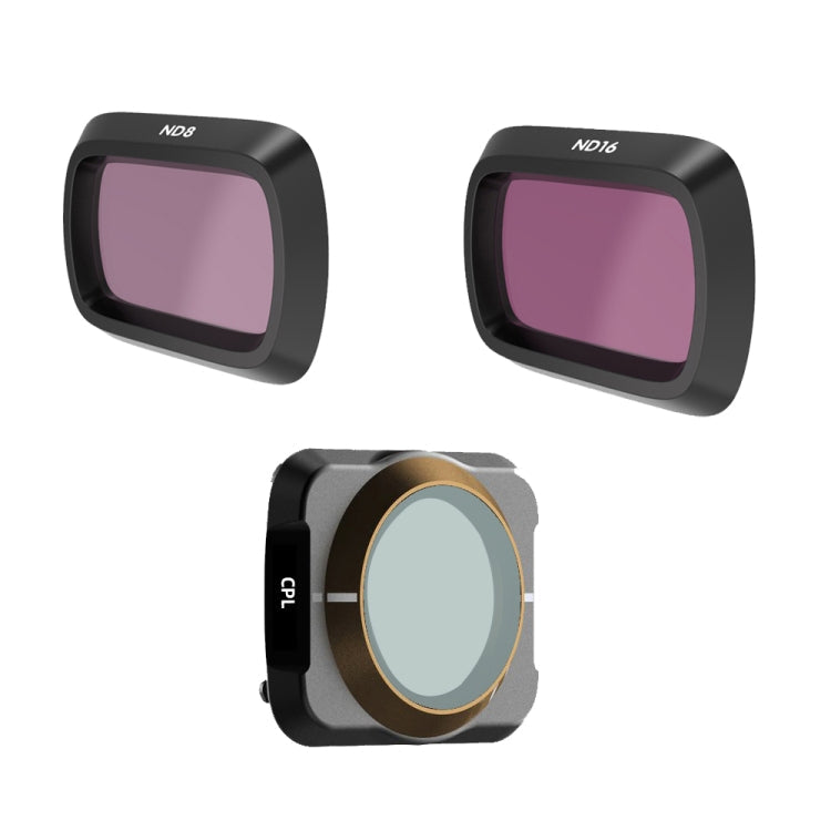 Filtro de lente JSR Dron 3 en 1 CPL + ND8 + ND16 para DJI Mavic Air 2 — imagen 2