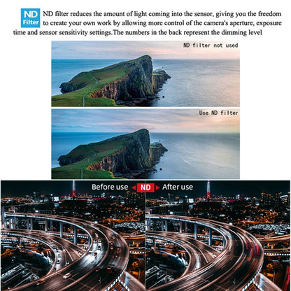 Filtro de lente JSR Dron 3 en 1 CPL + ND8 + ND16 para DJI Mavic Air 2 — imagen 6