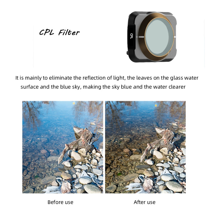 Filtro de lente JSR Dron 4 en 1 UV + CPL + ND16 + ND32 para DJI Mavic Air 2 — imagen 3