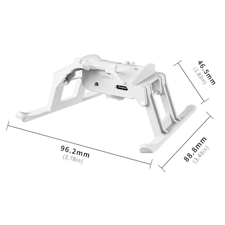 Soporte de entrenamiento para tren de aterrizaje elevado plegable con luz LED para DJI Flip (gris) — imagen 2