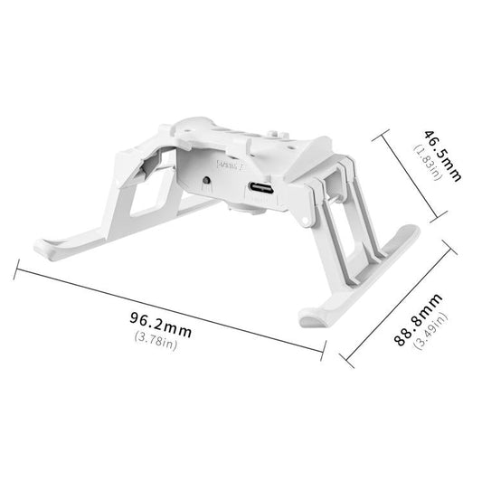 Soporte de entrenamiento para tren de aterrizaje elevado plegable con luz LED para DJI Flip (gris) — imagen 2