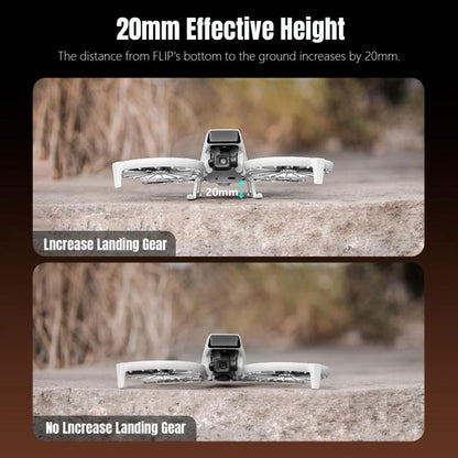 Soporte de entrenamiento para tren de aterrizaje elevado plegable con luz LED para DJI Flip (gris) — imagen 7