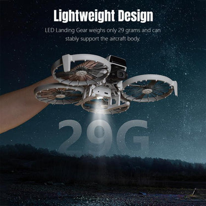 Soporte de entrenamiento para tren de aterrizaje elevado plegable con luz LED para DJI Flip (gris) — imagen 8