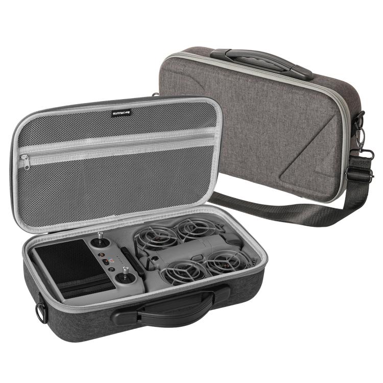 Estuche portátil y bolsa de hombro, funda protectora rígida de viaje para DJI Neo (gris)