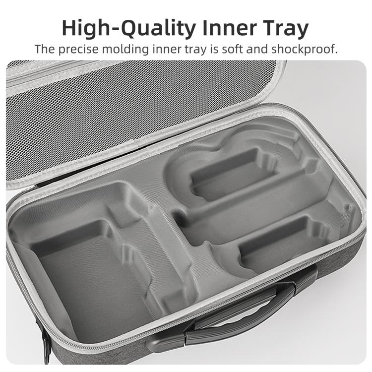 Estuche portátil y bolsa de hombro, funda protectora rígida de viaje para DJI Neo (gris) — imagen 7