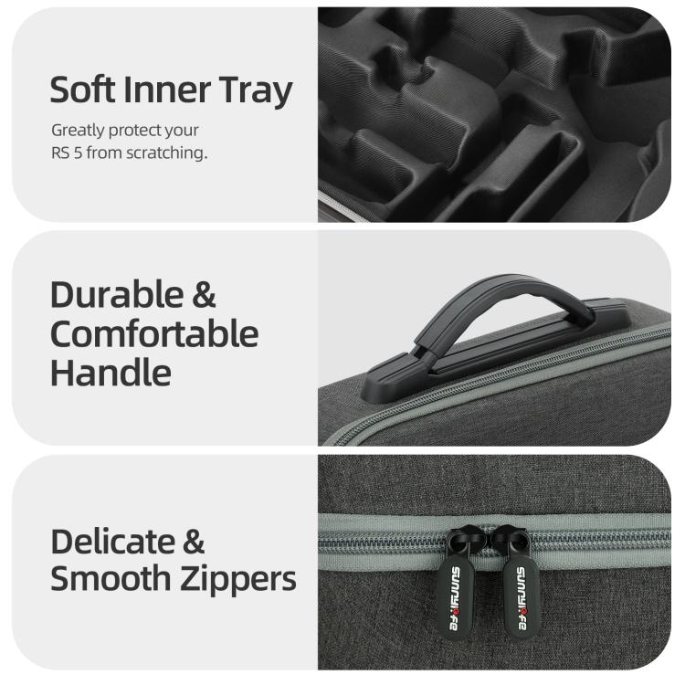 Estuche de transporte multifuncional Sunnylife, bolso de hombro, bandolera, bolsa de almacenamiento (gris oscuro) — imagen 10