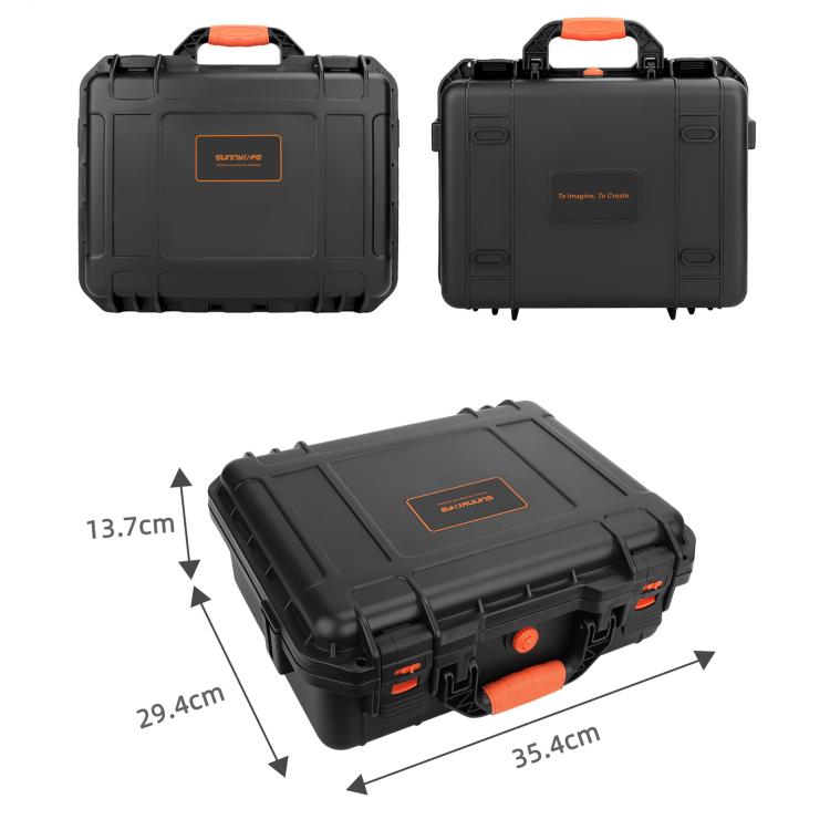 Bolsa de viaje rígida de seguridad Sunnylife, gran capacidad, impermeable, a prueba de golpes para DJI Mini 5 Pro (negra) —…