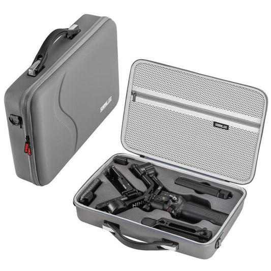 Estuche/bolsa de almacenamiento portátil de PU (gris)