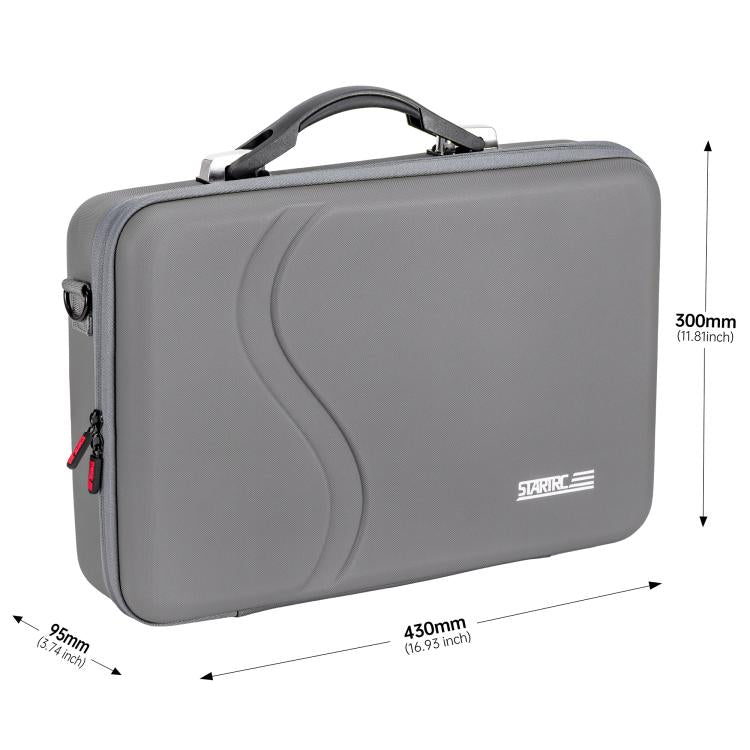 Estuche/bolsa de almacenamiento portátil de PU (gris) — imagen 3