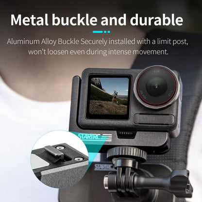 Soporte magnético de liberación rápida en forma de L STARTRC para DJI Osmo Action 5 (negro) — imagen 7