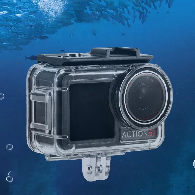 Carcasa de buceo impermeable STARTRC de 40 m para DJI Osmo Action 5 (transparente)
