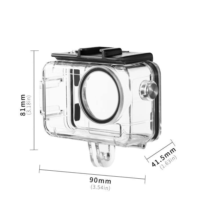 Carcasa de buceo impermeable STARTRC de 40 m para DJI Osmo Action 5 (transparente) — imagen 3
