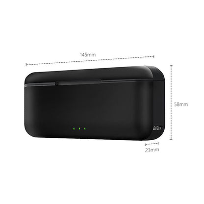 Baterías Caja de almacenamiento para cargador de multifunción de tres ranuras para DJI Osmo Action 5 (negra) — imagen 2