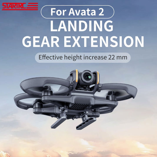 STARTRC Estante de entrenamiento para tren de aterrizaje elevado plegable para DJI Avata 2 (negro) — imagen 2