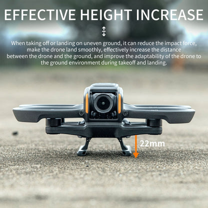 STARTRC Estante de entrenamiento para tren de aterrizaje elevado plegable para DJI Avata 2 (negro) — imagen 3