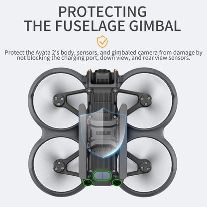STARTRC Estante de entrenamiento para tren de aterrizaje elevado plegable para DJI Avata 2 (negro) — imagen 5
