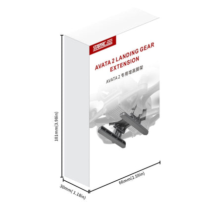STARTRC Estante de entrenamiento para tren de aterrizaje elevado plegable para DJI Avata 2 (negro) — imagen 8