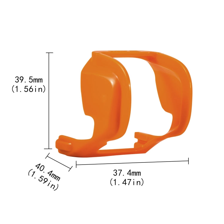 Lente de cardán Parachoques de protección anticolisión para STARTRC para DJI Neo (naranja) — imagen 3