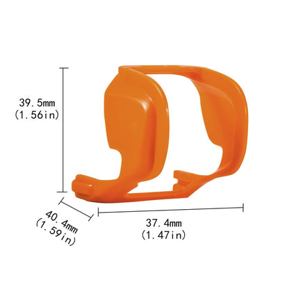 Lente de cardán Parachoques de protección anticolisión para STARTRC para DJI Neo (naranja) — imagen 3