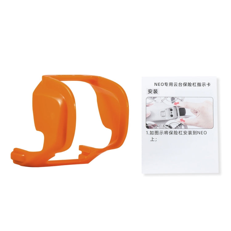Lente de cardán Parachoques de protección anticolisión para STARTRC para DJI Neo (naranja) — imagen 4