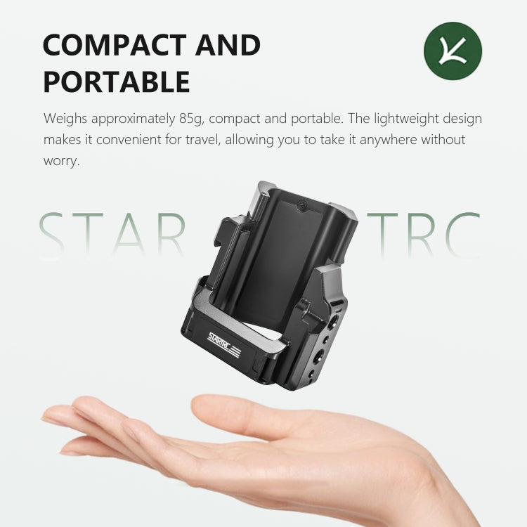 Soporte STARTRC adaptador de expansión de jaula de marco de protección de metal para DJI Osmo Pocket 3 (negro) — imagen 4