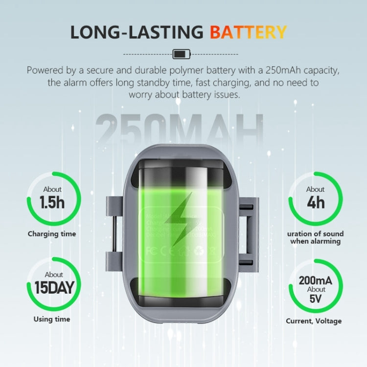 Rastreador de alarma para dron STARTRC para DJI Neo (gris) — imagen 10