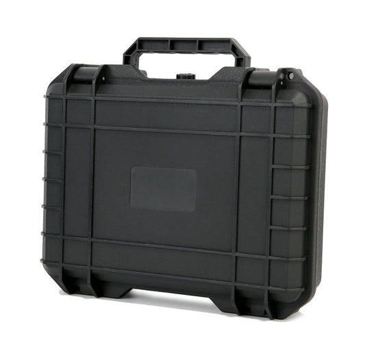 Caja protectora de seguridad portátil impermeable a prueba de explosiones (negro)