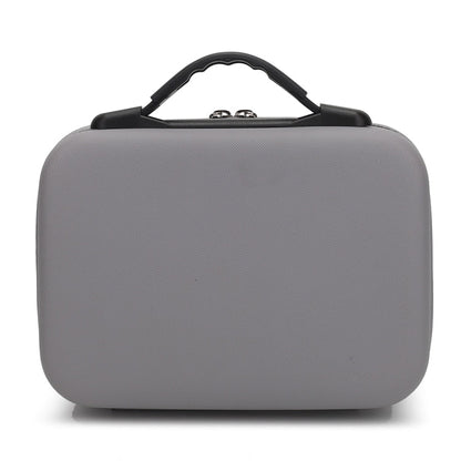 Bolsa de almacenamiento de caja protectora de seguridad portátil PU a prueba de golpes con textura de diamante (gris) — imag…