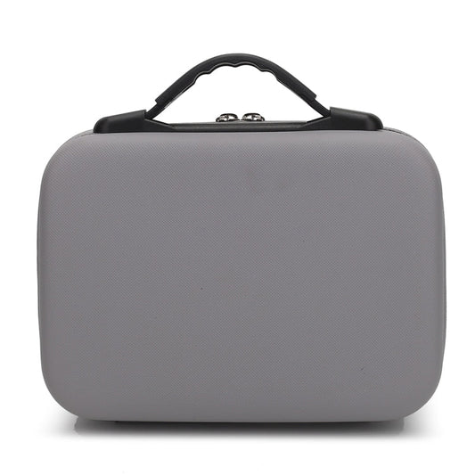 Bolsa de almacenamiento de caja protectora de seguridad portátil PU a prueba de golpes con textura de diamante (gris) — imag…
